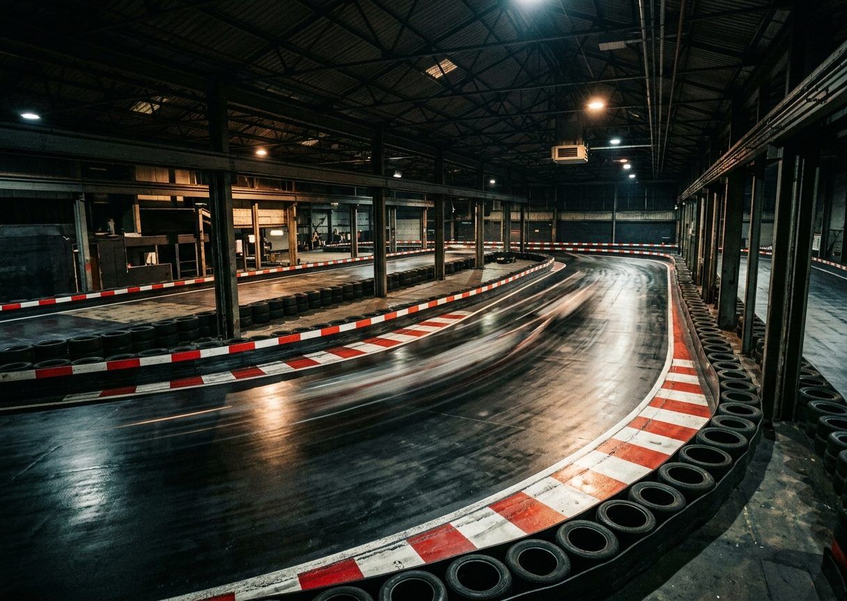 Indoor karting circuit